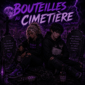 Bouteilles au cimetière by Tornade Numerique, Phenix