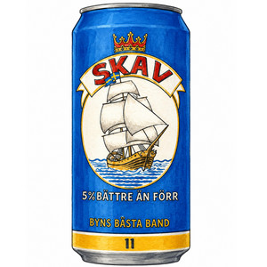 Långa Blå by SKAV