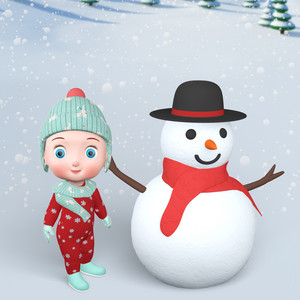 BabyCart World - Snow Snow  Kids Christmas Winter Song