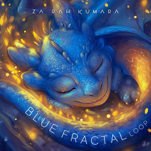 Blue Fractal Loop (Alignment & Protection) by Za Rah Kumara