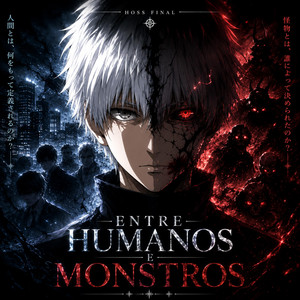 Entre Humanos e Monstros - Kaneki - (Tokyo Ghoul) by Hoss Final