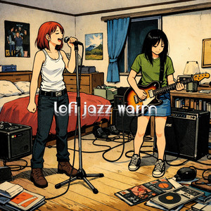 lofi jazz warm by mini bar