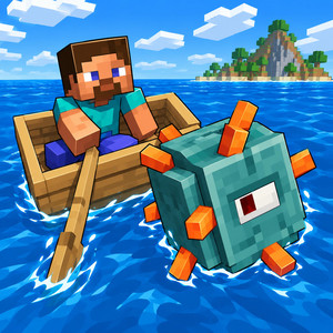The Minecraft Guardian by firstclasslikealways