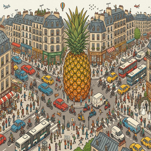 Pineapple by Nicolas Huaa
