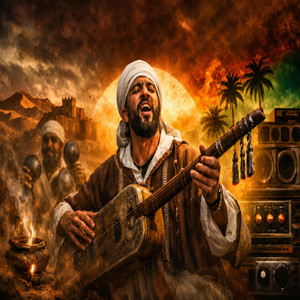 سأعيش رغم الداء والأعداء Arabic Poetry Roots Reggae Gnawa by elbarouke