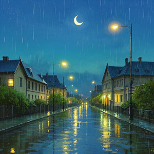 Peaceful Rainy Night by HIMMSKIE