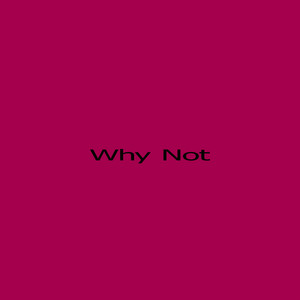 Why Not by Alvanos