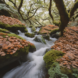 flowing through the canopy by J Montana