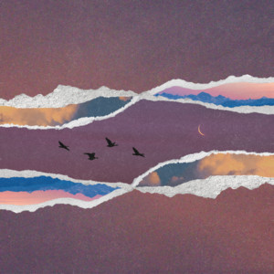 purple skies by yungmerrin