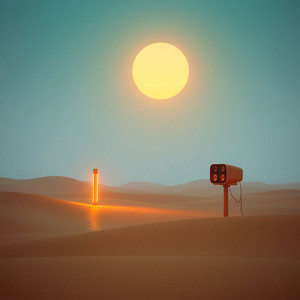 Midnight Desert Flow by Johansson Samir