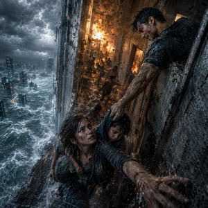 The flood by Lyne Stories