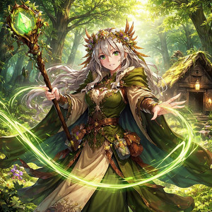 The Woodland Druid by Ravnskjold