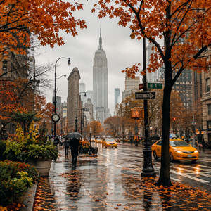 Autumn in New York by almond.
