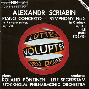 Scriabin: Piano Concerto / Symphony No. 3, 