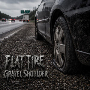 Gravel Shoulder by Flat Tire