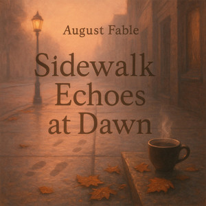 Sidewalk Echoes at Dawn by August Fable