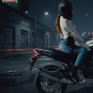 Biker Girl by Lunavia.93