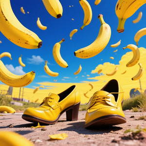 Banana Rain and Goodbye Shoes by EKA SYAHFITRI NG7