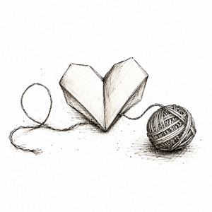 Borrowed Thread by Folded Paper Hearts
