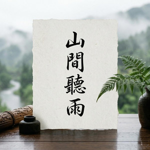 山間聽雨 by Xitong Shibai