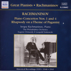 Rachmaninov: Piano Concertos Nos. 1 and 4 (Rachmaninov) (1939-1941) album