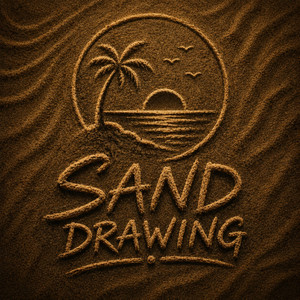Sand drawing by ORXN