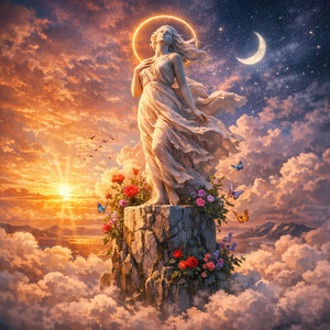 En un pedestal by Emiliano Carrillo