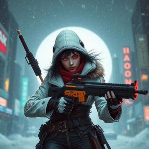 Deadly Snow White Gunslinger by Meowrusaur