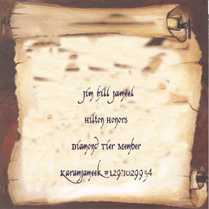 Jim Hill Jameel Hilton Honors Diamond Tier Member Karamjameek #1297029934