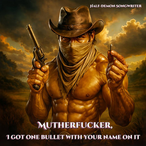 Mutherfucker, I Got One bullet with your name on it by Half-Demon Songwriter