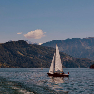 Sailboat by Claudia Hoyser