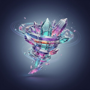 Crystal Storm by Tesserion