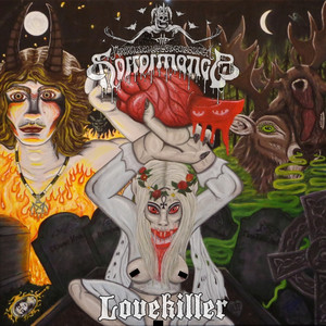 Album cover: Lovekiller, The Morgrotuskthululustoccultobskullty Horrormance (Spotify)