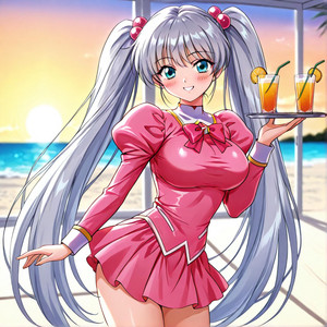 Serving with a Smile by Khaos Creator