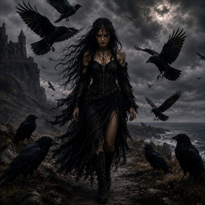 She Walks With Ravens by Witchy Tips