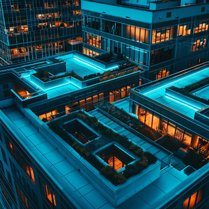 Blue Layers by Analog Clouds