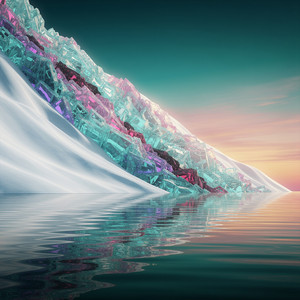 Descending Glacier by Veltronic