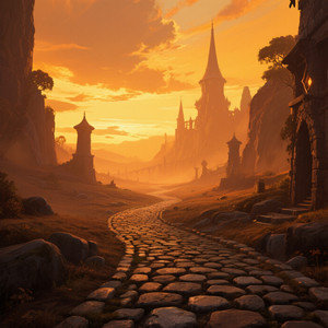 Amber Skies and Cobblestones by SYARIFUDDIN 9CG