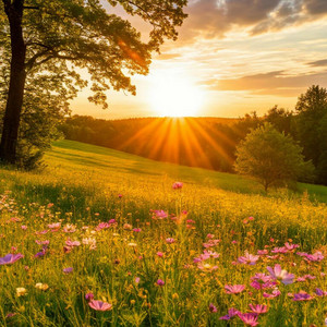Sunny spring by Ronna