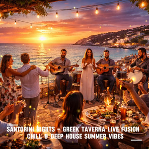 Santorini Nights – Greek Taverna Live Fusion | Chill & Deep House Summer Vibes by Dodo Iasmi
