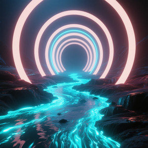 Through the rings a river glows by MUTRIN INTJE MAKKAH