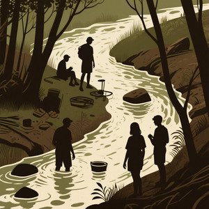 Down at the Creek by M. BUZAIROMI