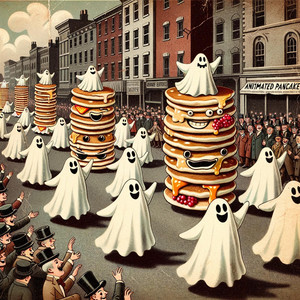 Poltergeist Pancakes and the Paranormal Parade by ChillMindscapes
