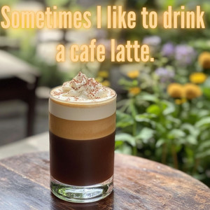 megwhite - Sometimes I Like to Drink a Cafe Latte