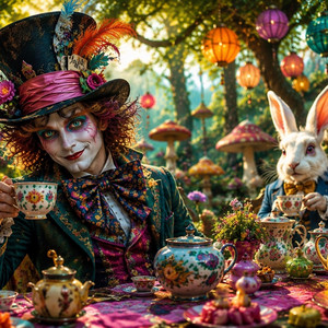 The Mad Hatter's centerpiece by TUSUKI AURA