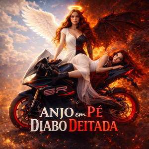 ANJO EM PÉ DIABO DEITADA