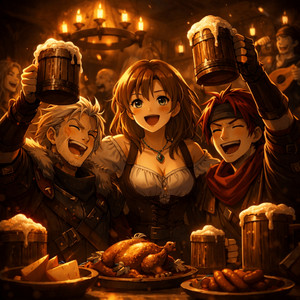 Drinking to Forget the Hour by The Medieval Inn