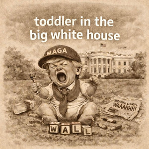 Toddler In The Big White House by mute