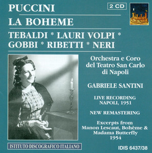 Puccini, G.: Bohème (La) [Opera] (1954)