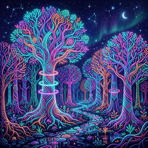 Neon Forestt by FlamePod